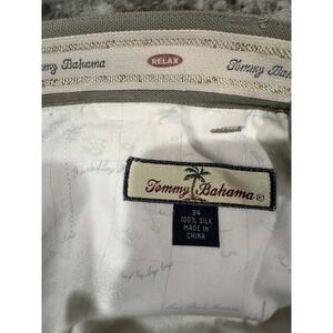 Tommy Bahama‎ Silk Shorts Mens Size 34 Green Relax Casual